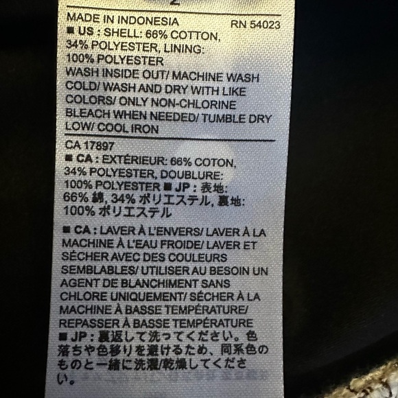 Banana Republic | Pink Tweed Pencil Skirt - Size 2 - NWT - Picture 7 of 7